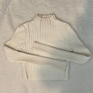 Grey bandit mock neck long sleeve